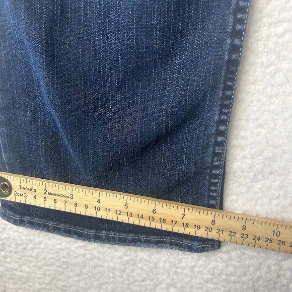 Silver Jeans Women’s34 Santorini Low Rise Ankle Medium Wash Denim Blue Jeans Y2K - Picture 5 of 12